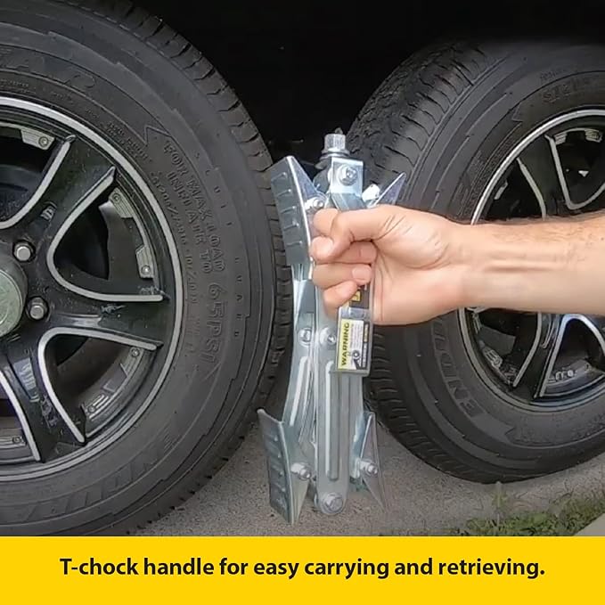 Stromberg Carlson JBP-T217.W Wrench for T-Chock - Replacement Wheel Chock Wrench for RV Stabilizers Heavy Duty T-Chock Tool for Tire Stabilization and Adjustment - Compatible with Stromberg RV Chocks
