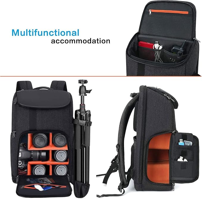 MOSISO Camera Backpack, DSLR/SLR/Mirrorless Large Men/Women Photography Camera