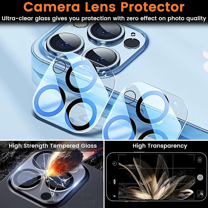 Lesakit 3+3 Pack Privacy Screen Protector