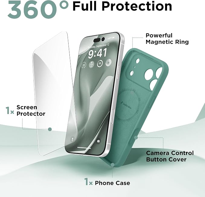 GolbinBox Magnetic for iPhone 17 Pro Case, Compatible