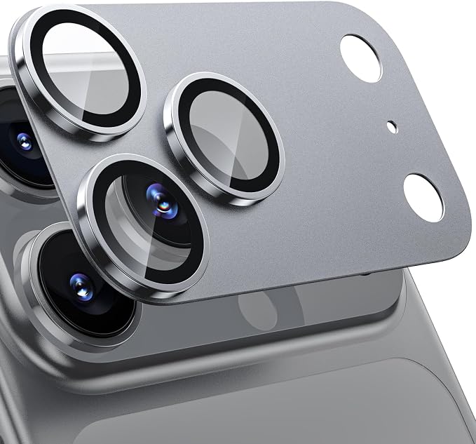 WSKEN for iPhone 17 Pro Max Camera Lens Protector, Metal Aluminum Alloy