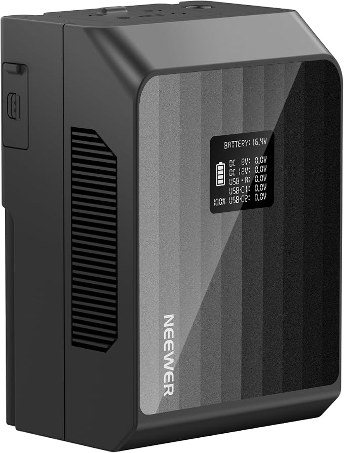 NEEWER Mini V Mount Battery PS099EP, 6800mAh 99Wh V Lock Battery