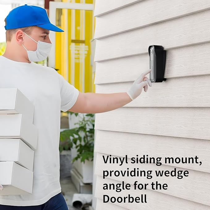 Blink Doorbell Vinyl Siding Mount and Waterproof Door Case, Fit