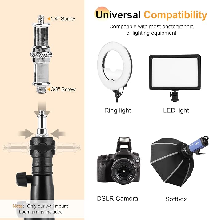 SITTO 22 Inch Ring Light with Remote Control, 43 Inch Wall Mounted Triangle