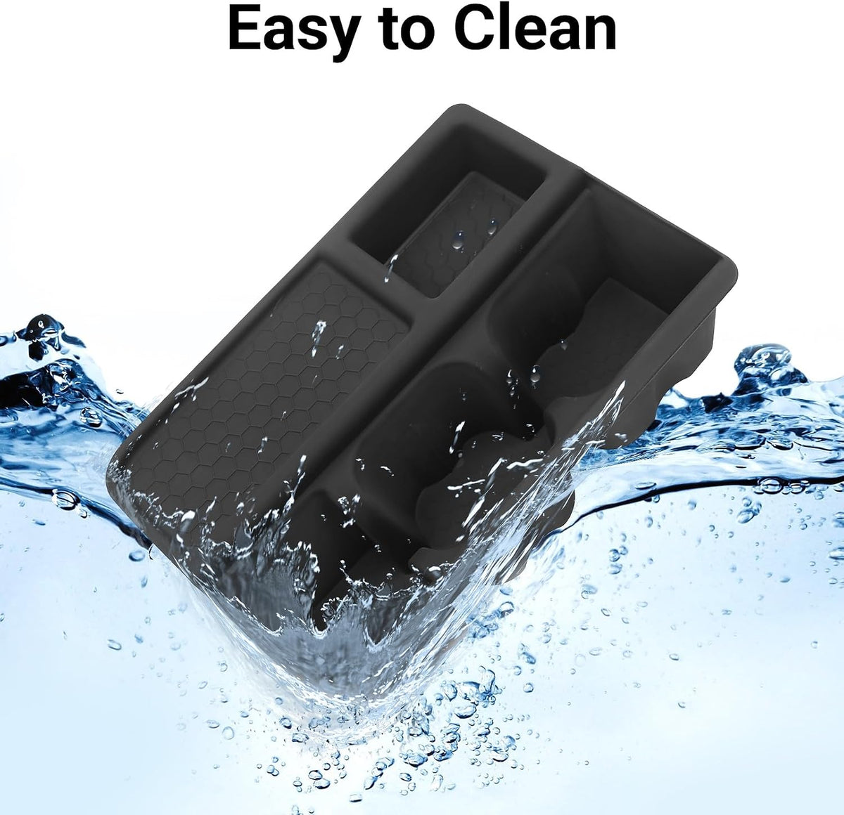 Hellet Car Cup Holder Compatible with Honda 2015 2016 CRV Accessories Silicone Material OEM Style Inserts Center Console Organizer