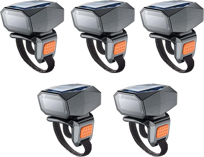 Eyoyo 2D Bluetooth Ring Barcode Scanner, Wearable Wrist Finger Wireless Scanner