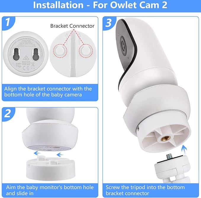 Flexible Tripod Baby Monitor Mount