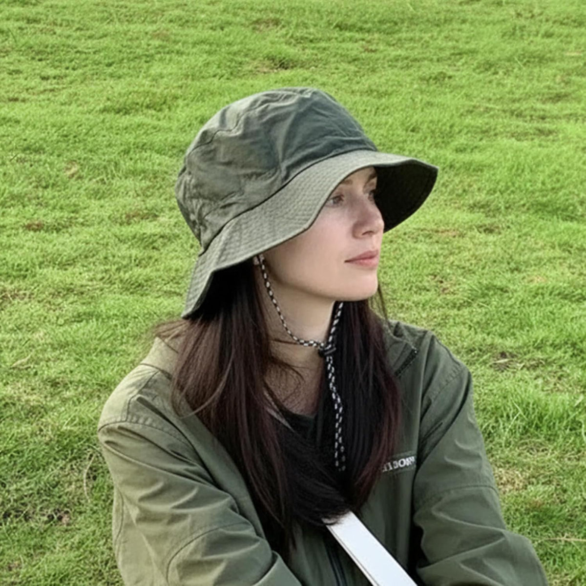 Skiennix Quick Dry Bucket Hat - Packable Rain Hat with Detachable Chin Strap for Outdoor Fishing