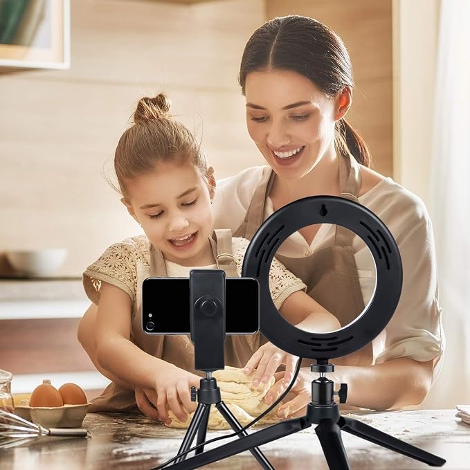 LED Ring Light 6" with Tripod Stand