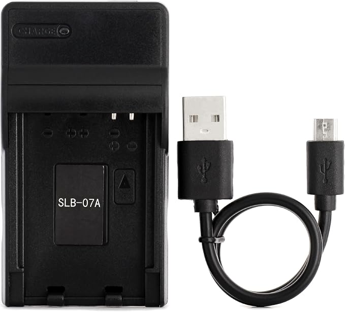 SLB-07A USB Charger for Samsung PL150, TL90 Camera and More