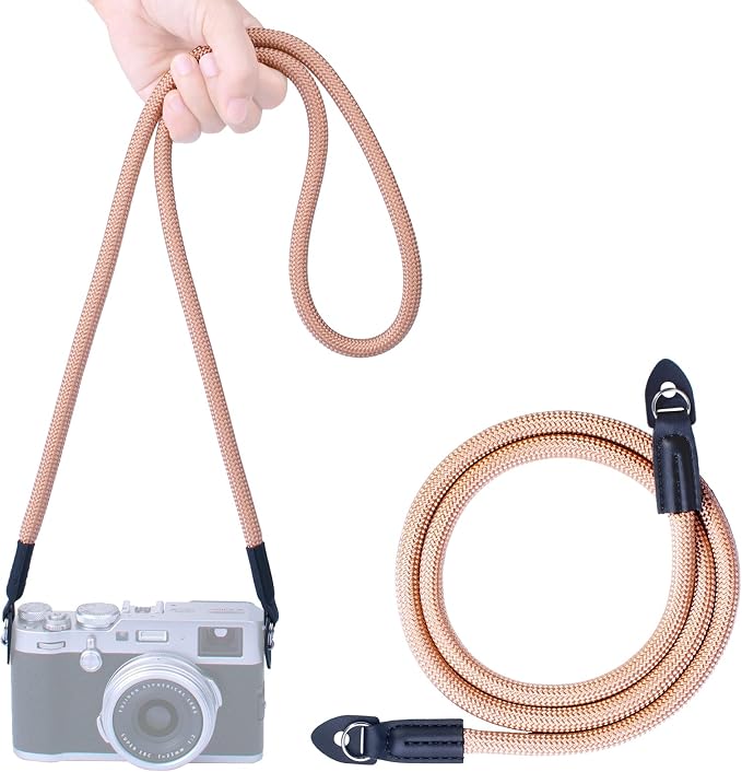 VKO Vintage Camera Neck Strap, Nylon Rope Camera Shoulder Straps