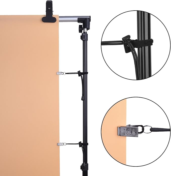 Backdrop Background Clips Holder