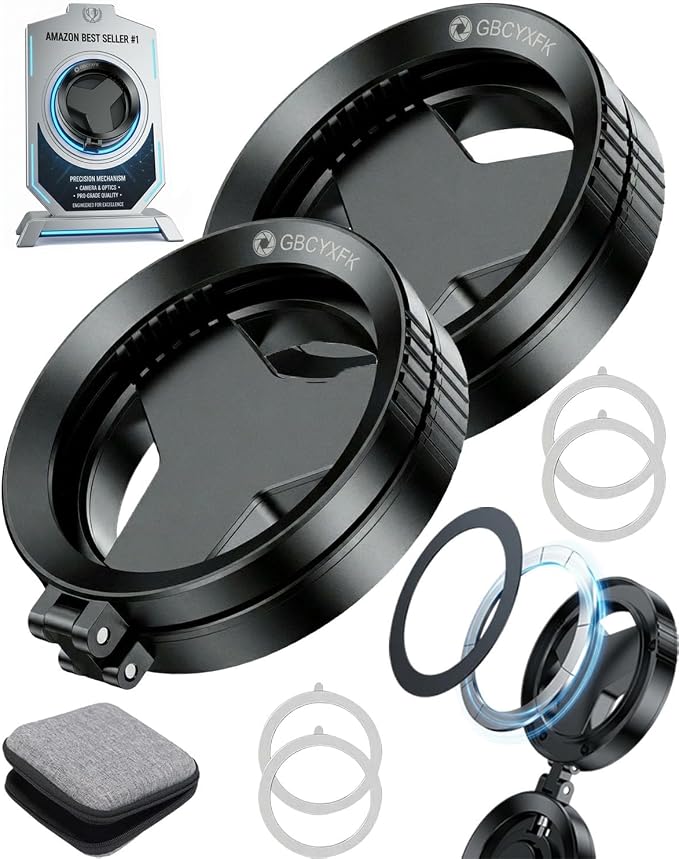 Anti-Glare Magnetic Phone Filter 2-in-1 Magnetic Cpl & Star Filter Lens