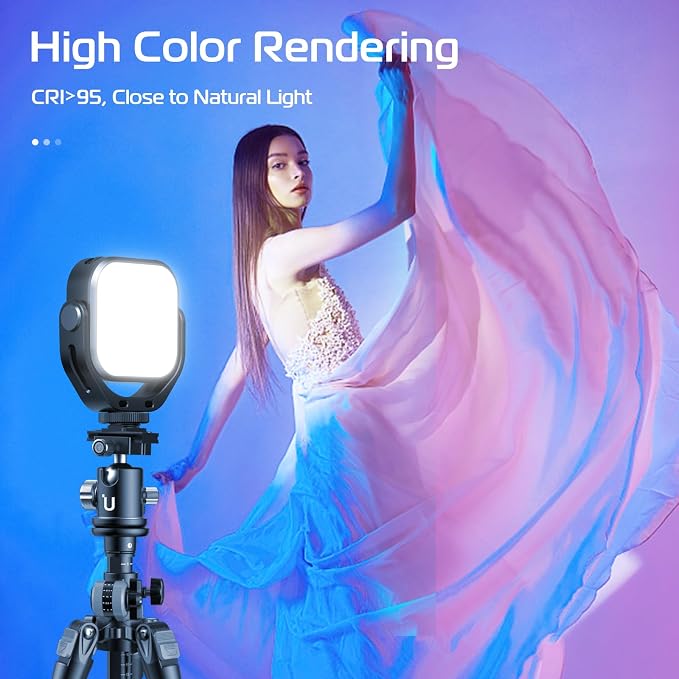 ULANZI VL66 RGB Adjustable Rechargeable 2500-6500K