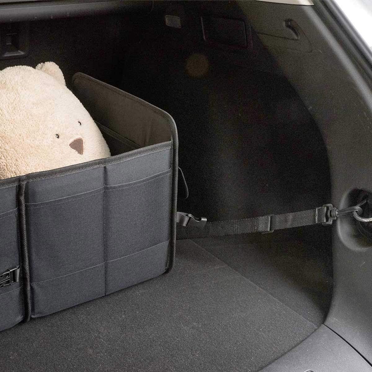 AUTOARK Multipurpose Car SUV Trunk Organizer with Removable Insulation Leakproof Cooler Bag,Durable Collapsible Adjustable Compartments Cargo Storage,AK-100