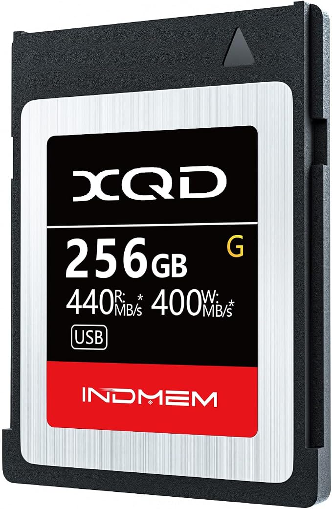 INDMEM XQD 256GB Memory Card, 5X Tough MLC XQD Flash Memory Card High Speed G
