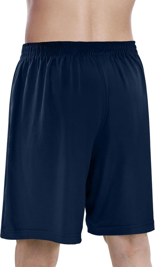 NY Threads Men's Athletic Shorts - Quick Dry, Lightweight, Loose-Fit Running Gym Shorts with Pockets