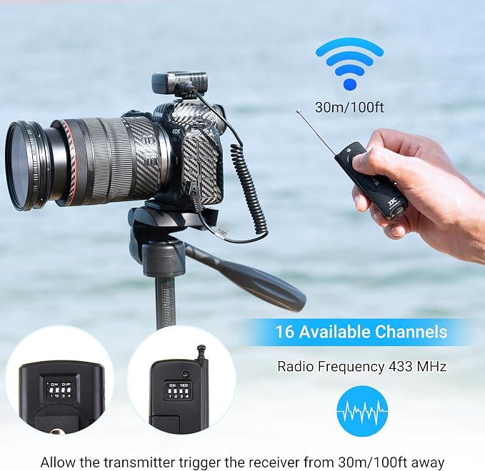 JJC Radio Wireless Remote Control Shutter Release