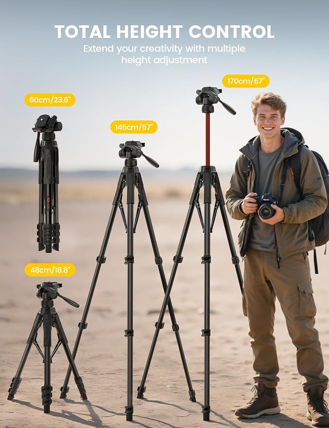 Lamicall Camera Tripod