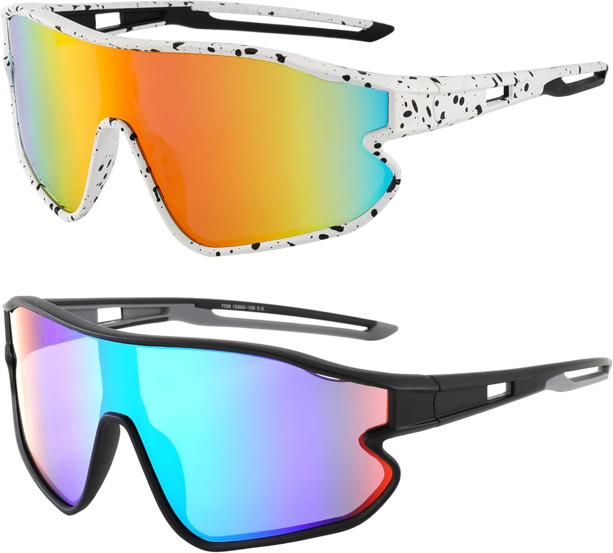 Skiennix Kids Sports Sunglasses - UV400 Protection | Stylish Frames for Boys & Girls