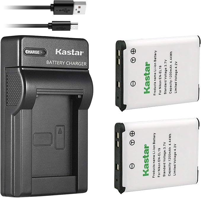 Kastar Battery + Slim USB Charger