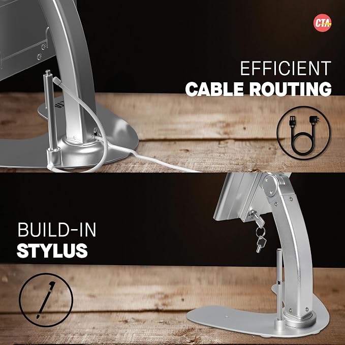 Dual Kiosk Stand- CTA Aluminum Stand