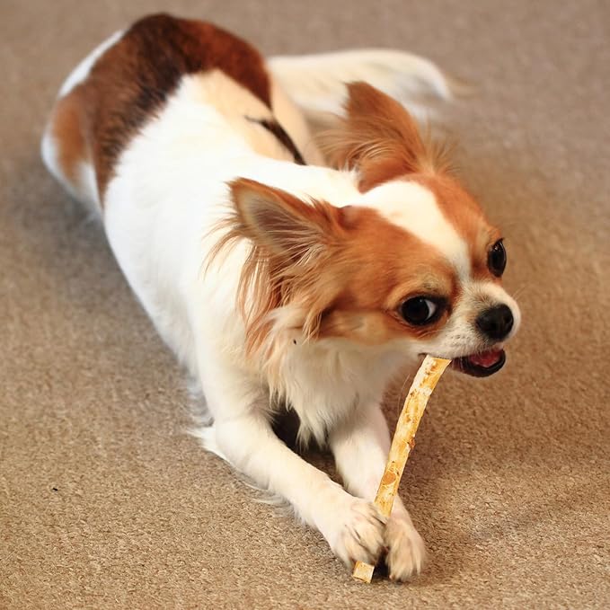 Fieldcrest Farms Nothin' to Hide Twist Stix, Beef Flavor, Easily Digestible, Supports Skin, Coat, Joints & Muscles, for Moderate Chewers Under 15lbs, 50 Pieces
