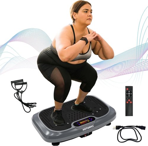 HOTWAVE Vibration Plate - Whole Body Shaker for Lymphatic Drainage & Weight Loss | Home Gym Fitness Machine
