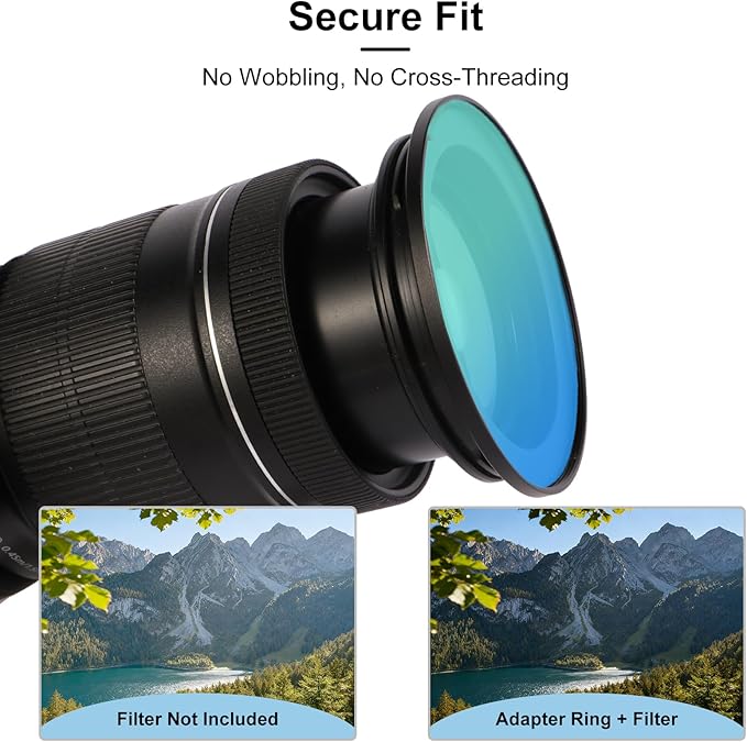 Camkix 67-82mm Step-Up Filter Ring Adapter, 67mm to 82mm