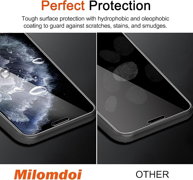 Milomdoi 3 Pack Screen Protector