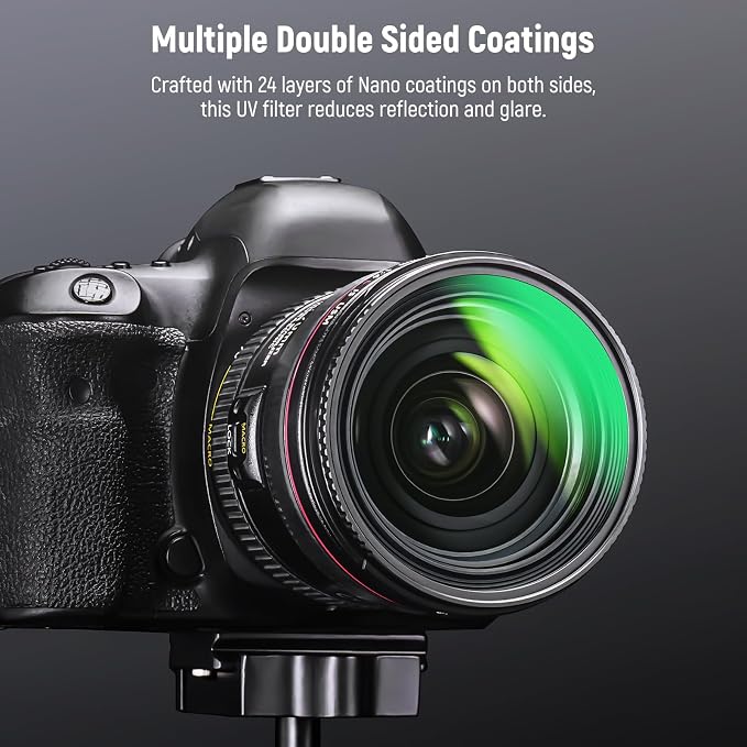 Neewer 82mm MC UV Protection Filter 24 Layer Multi Resistant Nano Coatings/HD