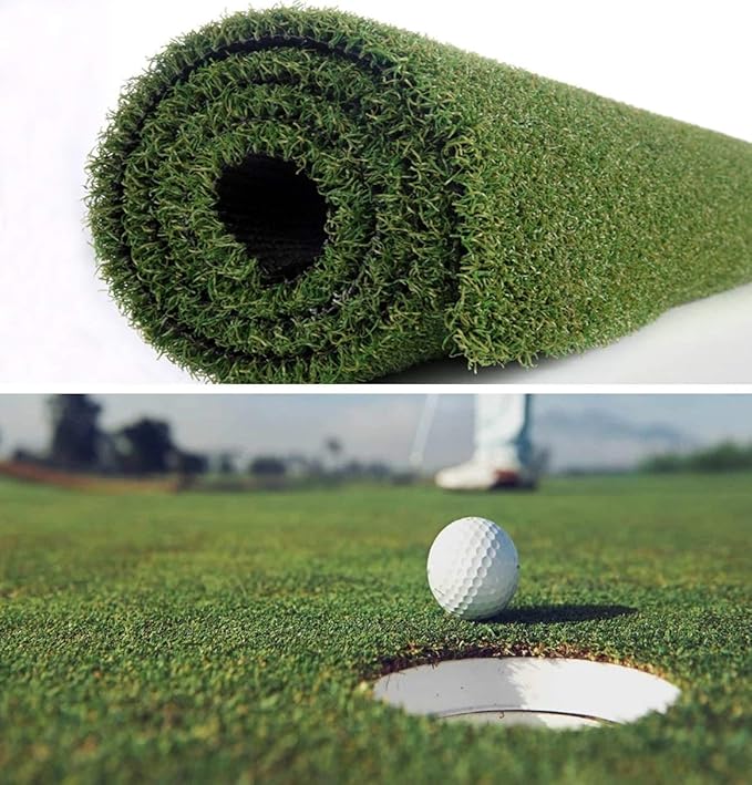 Petgrow Pro Putting Green Golf Artificial Grass Turf 4FTX18FT， Indoor Outdoor Golf Training Mat, Synthetic Fake Grass for Baseball Football Gym Sports