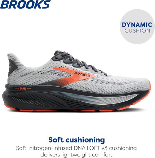 Brooks Men's Ghost 17 Running Shoes - Lightweight Comfort & Support | Perfect for All Runners