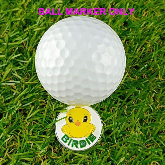 Golf Ball Markers Assorted Patterns Value Pack of 12 Golf Gifts, Golf Cap Clips and Divot Repair Tools Partner Accessories Sets for Men Women Golfer