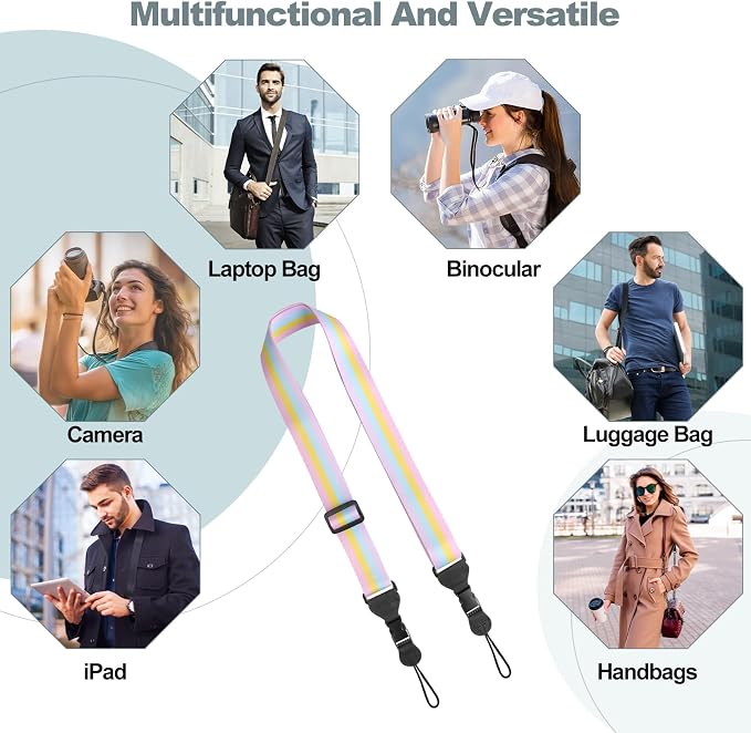 Adjustable Shoulder Strap, Comfortable Camera Strap, Neck Lanyard