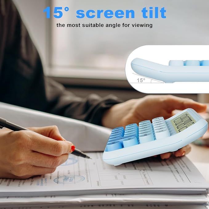DECKLIT Battery Desk Calculator