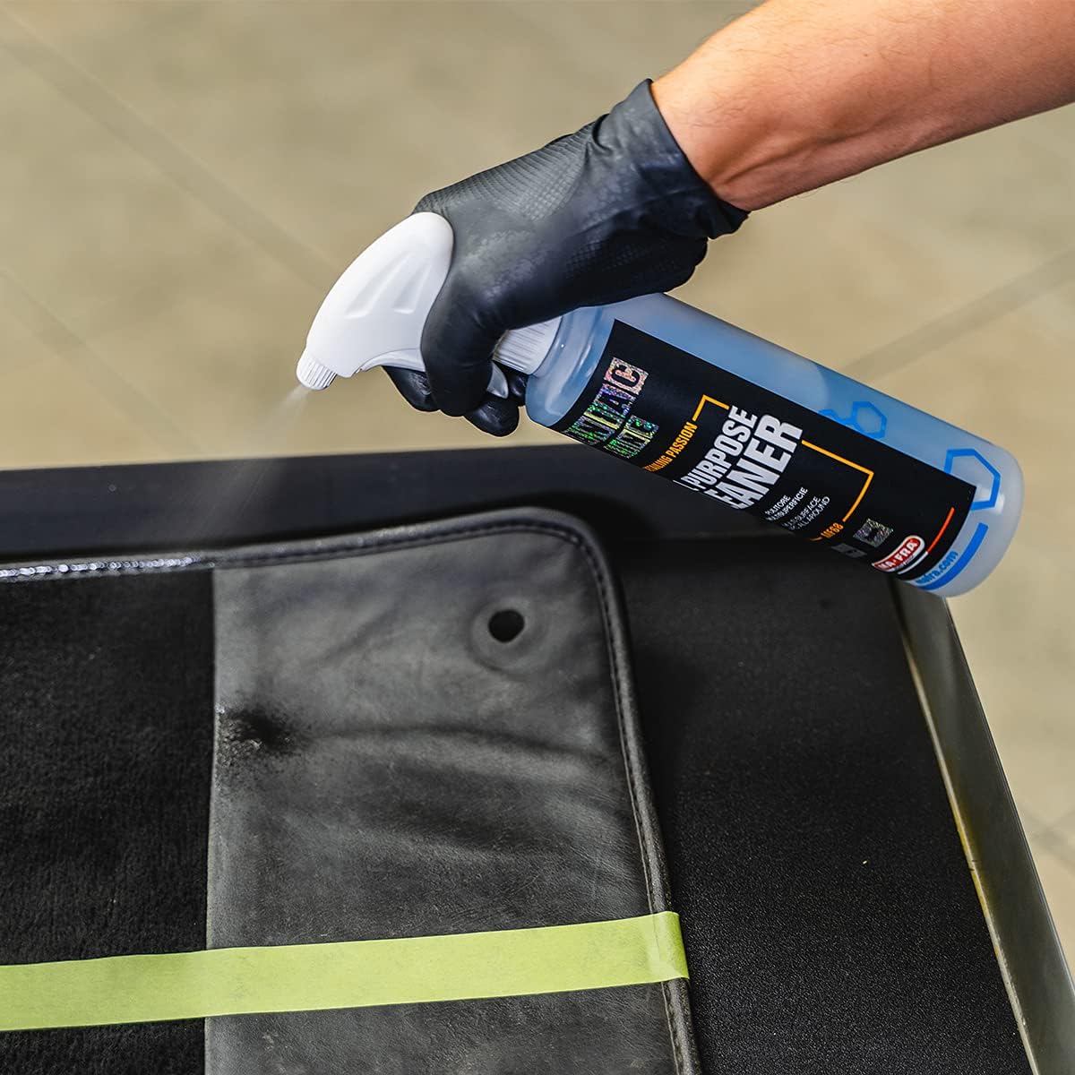 MANIAC LINE MAFRA Car Detailing Line, All Purpose Cleaner, 16.9 oz, Concentrated Multi-Surface Cleaner for Mats, Carpets, Fabric and Leather Seats, Plastics, Wheels, and Engine Bay