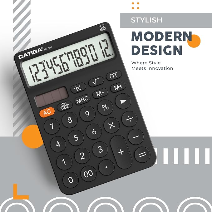CATIGA 12 Digit Desktop Calculator