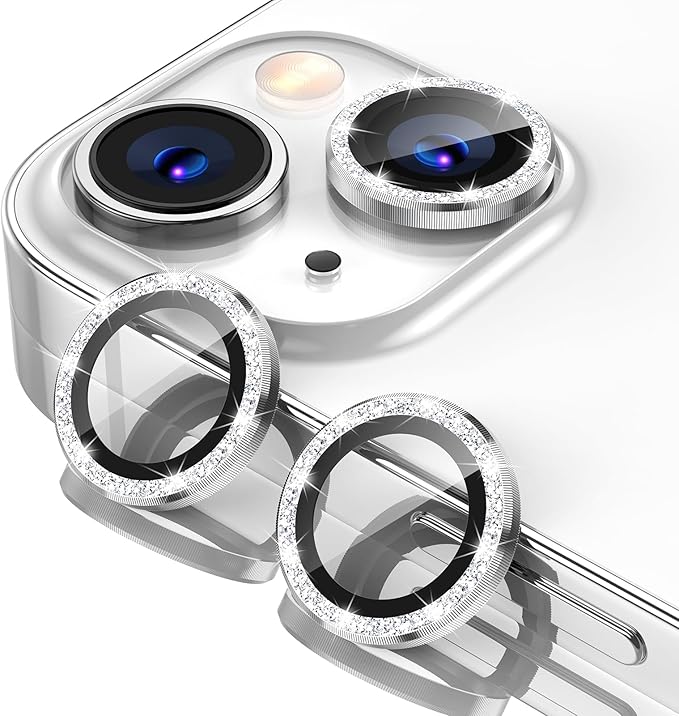 Tensea for iPhone 13 mini/iPhone 13 Camera Lens Protector, 9H Tempered Glass