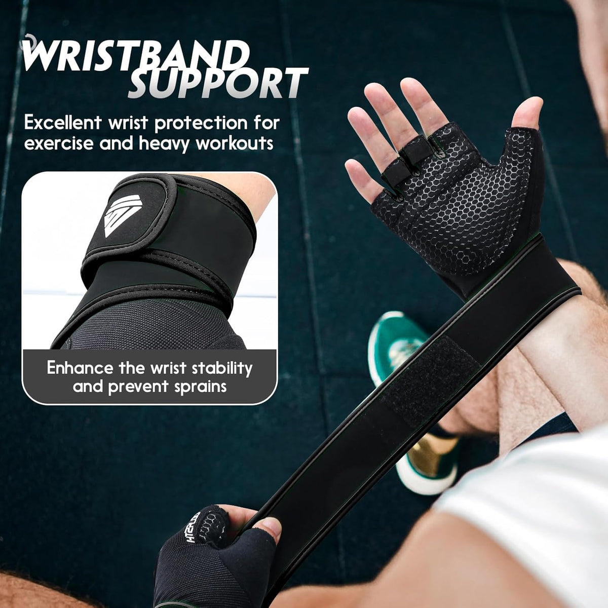 Skiennix Workout Gloves - Weight Lifting Gloves for Men & Women | Enhanced Grip & Strong Wrist Support