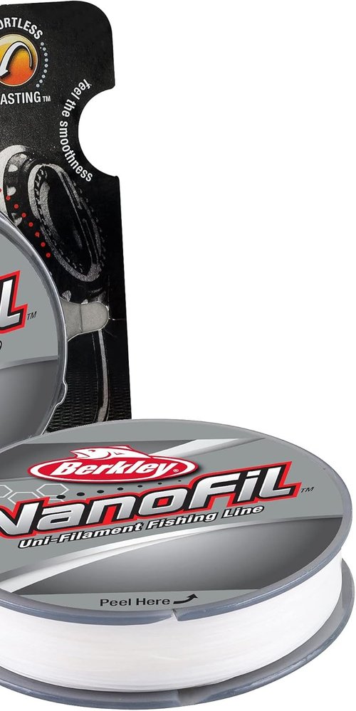 Berkley NanoFil Fishing Line - 8 Pound Test | 150 Yards | Clear Mist for Superior Casting