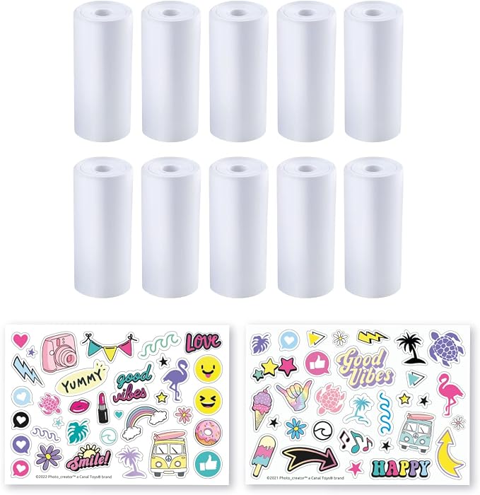 Canal Toys Photo_Creator Instant Print Camera Refill set- includes 10 rolls of