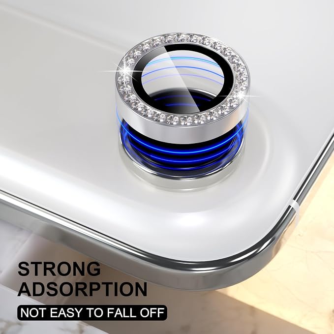 Choiche Compatible for iPhone 17 Air Camera Lens Protector Bling, 9H Tempered