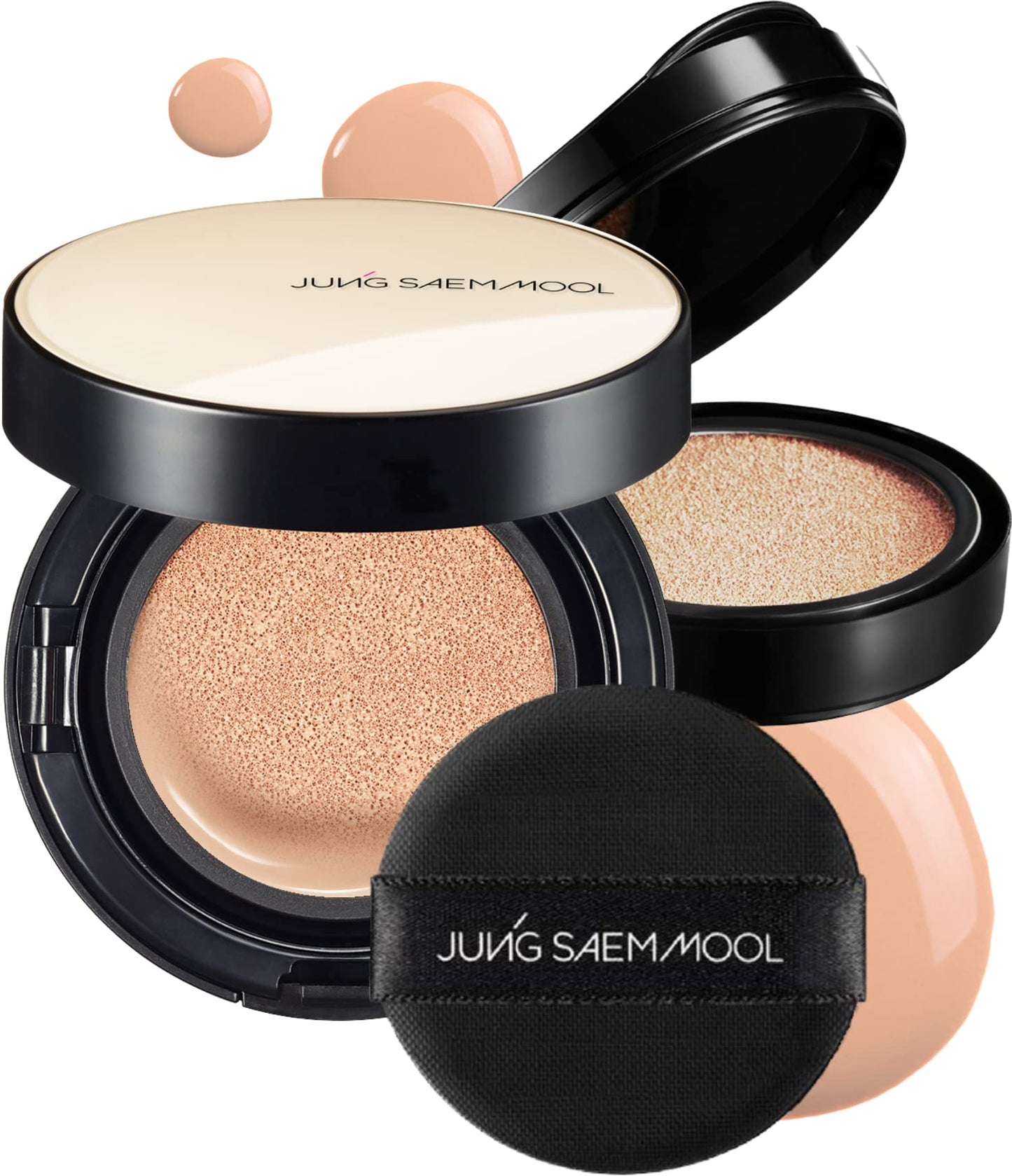 [Jungsaemmool Official] Essential Skin Nuder Cushion (Fair Pink) | Refill Included | Natural Finish | Buildable Coverage | Makeu