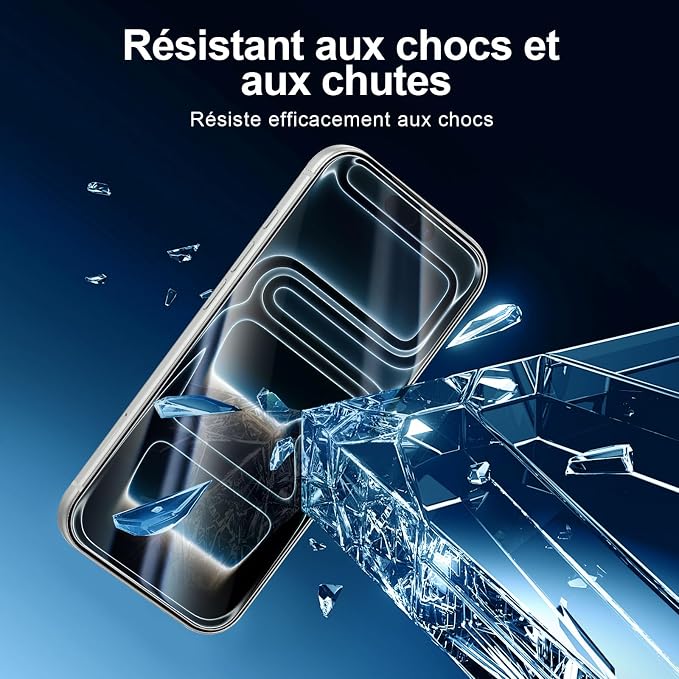 NEW'C 3x Screen Protector for iPhone 17 Pro+ 3x Camera Lens Protector, Sensor
