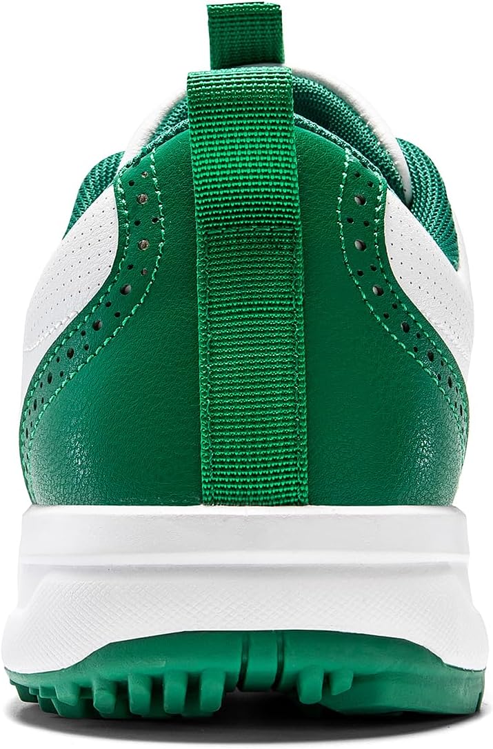 UOFEIY Men's Golf Shoes - Professional Water-Resistant Spikeless Sneakers for Outdoor Training | Travel Ready