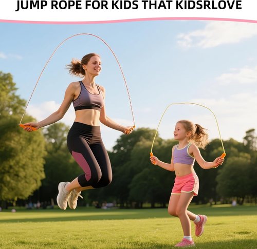 LED Light Up Jump Rope - Adjustable Glowing Skipping Rope for Kids & Adults | Rechargeable 9.2ft Fitness Jump Rope