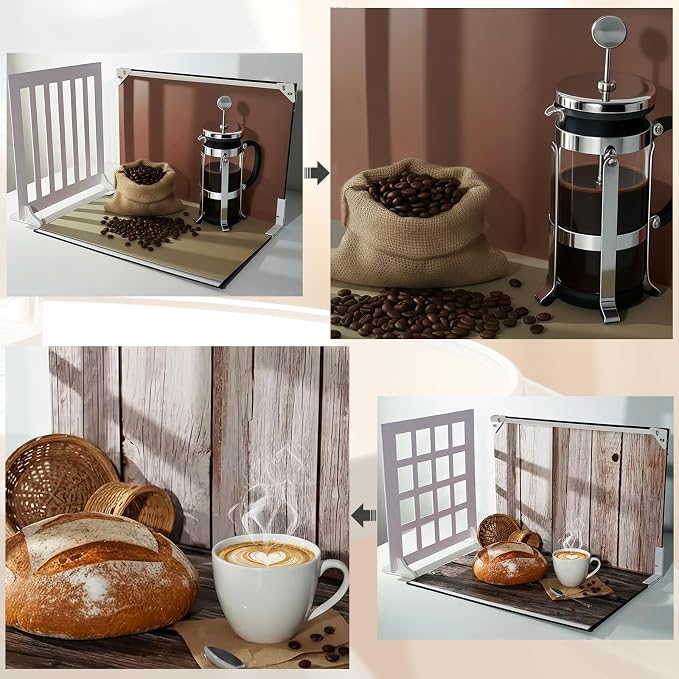 Photo Backdrop for Product Photography: Double-Sided Matte Paper Background Kit