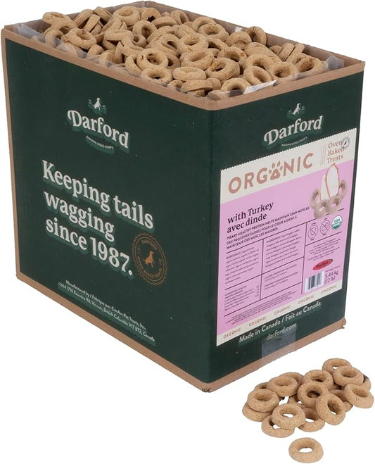 Darford Organic Premium Dog Treat - Turkey - 12 lb