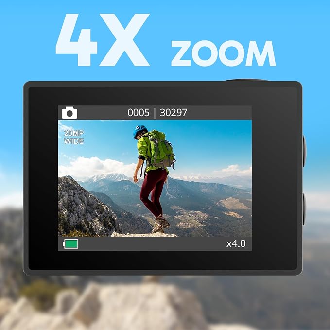 AKASO EK7000 4K30FPS 20MP WiFi Action Camera